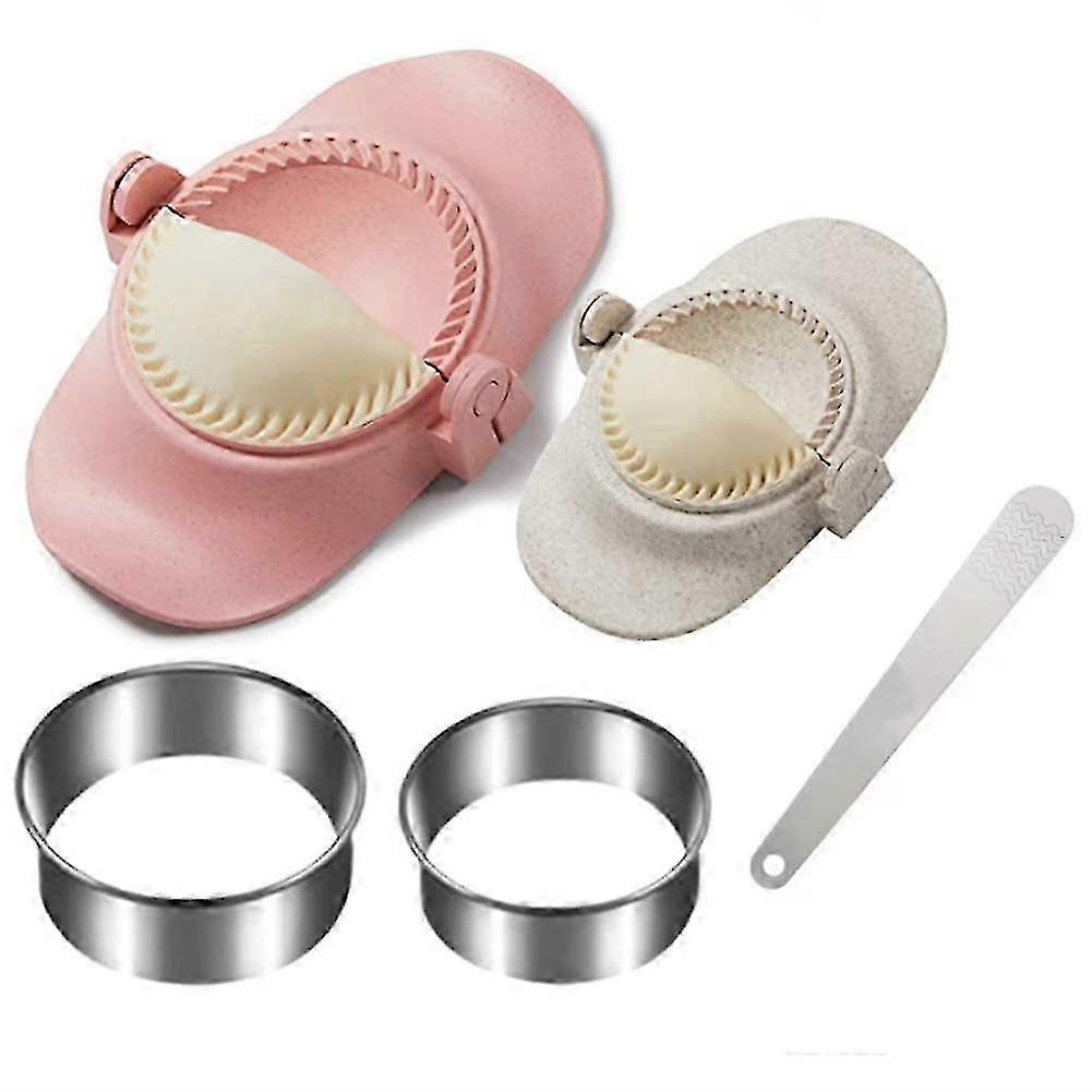 Dumpling Maker Set - Includes Dough Press Mold, Ring Cutter & Stuffing Spoon - Essential Kitchen Gadget