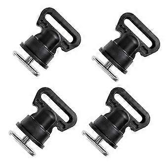 4PCS Marine Track Mount Vertical Tie Downs for Securing Cooler Crate Rail Mount Fishing Kayak Boats Rowing Accessories