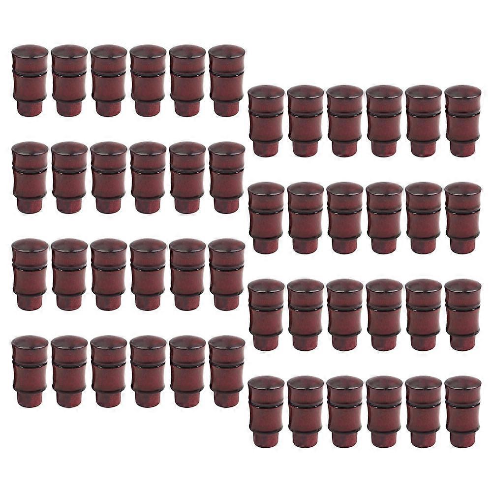 Bamboo Scroll Joint Portable Scroll Joint for Drawing Paper 50Pcs