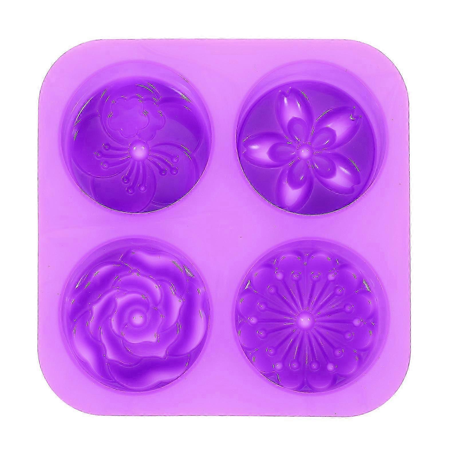 Silicone Baking Moulds, Flower Design, 1Pack