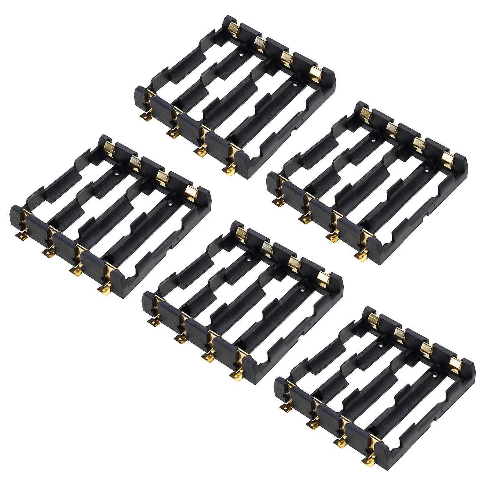 Compacts 18650 Battery Holder Case for Multiple Cells Parallel Or Series Connection In Electronic Projects Multicolor