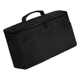 Compact Hair Styling Gear Storage Case With Elastic Bags And Durable Metal Zippers Hair Dryer Organizers Great For Gifts Multicolor