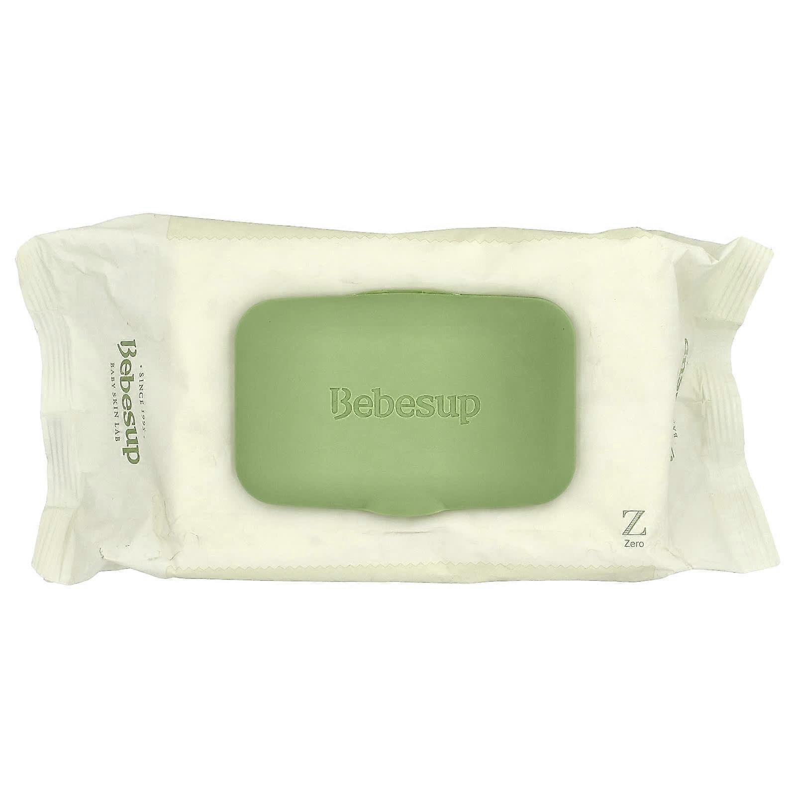 Bebesup, Baby Wipes, Zero, 80 Sheets, 4-Pack