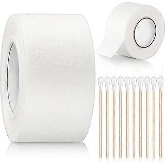 1 polegada x 30 pés fita de ouvido para cães e 4 polegadas botões de bambu não tecido orelha de cão formas de algodão cotonete de orelha de cão auto adesivo Doberman Ear Support Bamboo Handl
