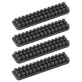 4Pcs for Bambu Lab A1 Heatbed Nozzle Wiper Replacement Parts 3D Printer Heatbed Silicone Cleaning To QS