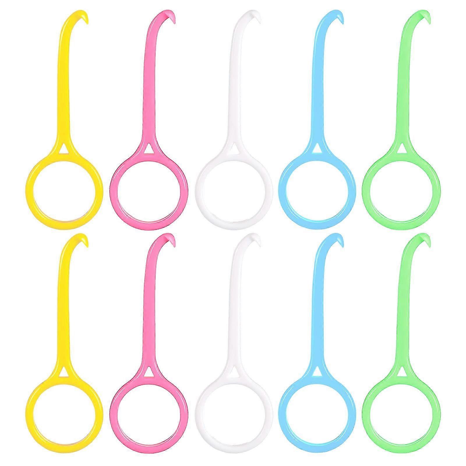 10 Stück Aligner-Entfernungswerkzeug, fünf Farben (bunt)