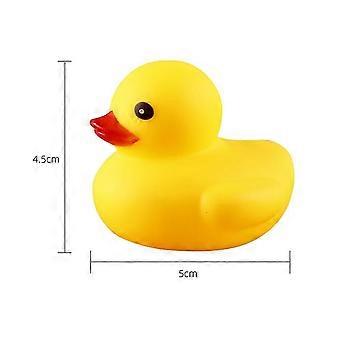 Banho de borracha amarela patos bebê banho brinquedo 20 pacote