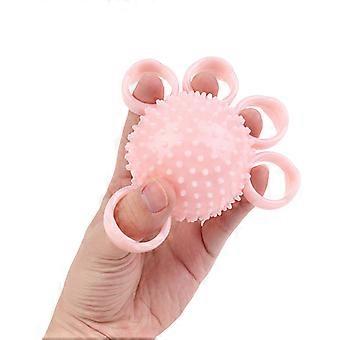 Vinger Grip Bal Massage Revalidatie Training Ouderen Oefenbal Hand Vinger Kracht Cirkel Grip Apparaat Zachte Vinger Bal
