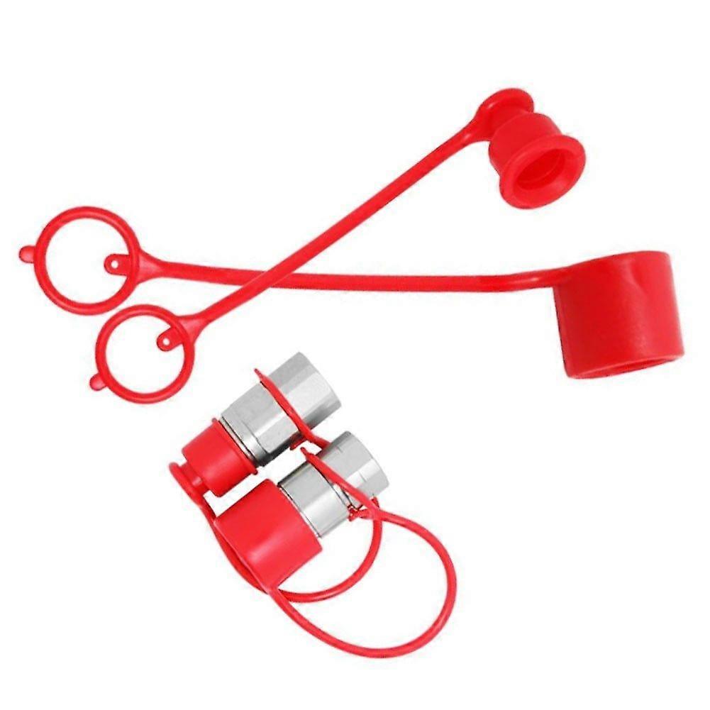 1Set Hydraulic Quick Connector Dust Cap Quick Coupler Coupler Dust Cap