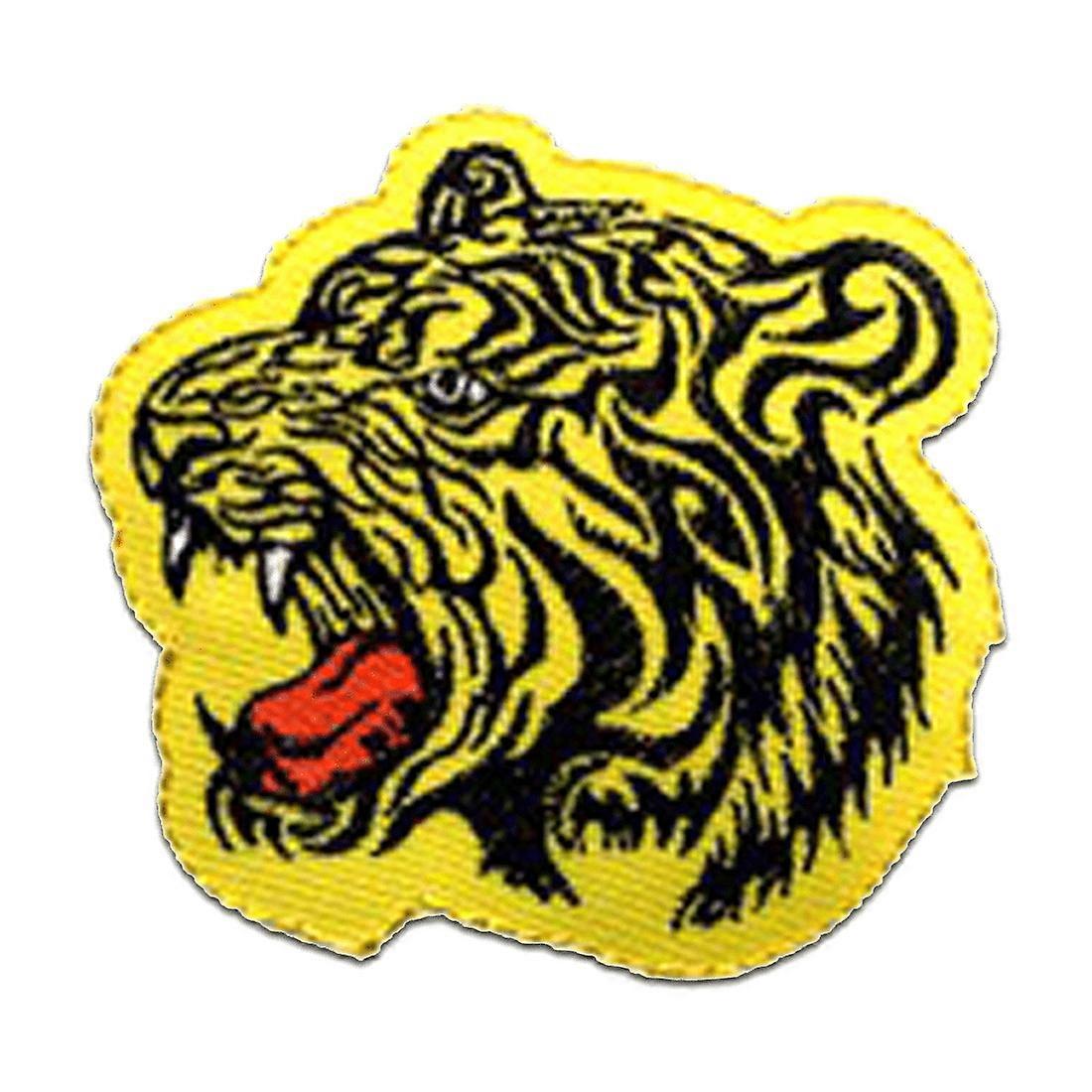 Patch / Iron-on Patch - Tiger Animal - Multiple Colors Selectable - 7.5 x 8 cm - Patch