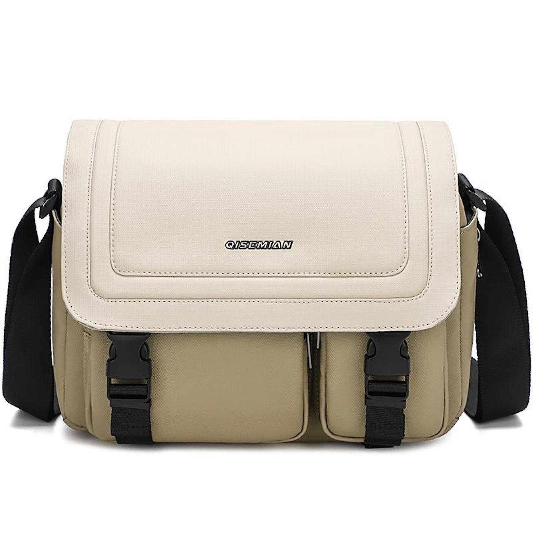 Crossbody Camera Bag Messenger Bag with Dividers Portable Robust Green