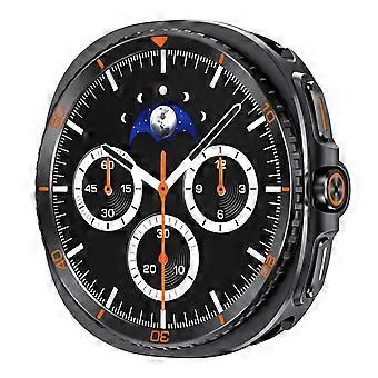Metal protective case for Samsung Galaxy Watch 8 44mm Watch Classic Design Black