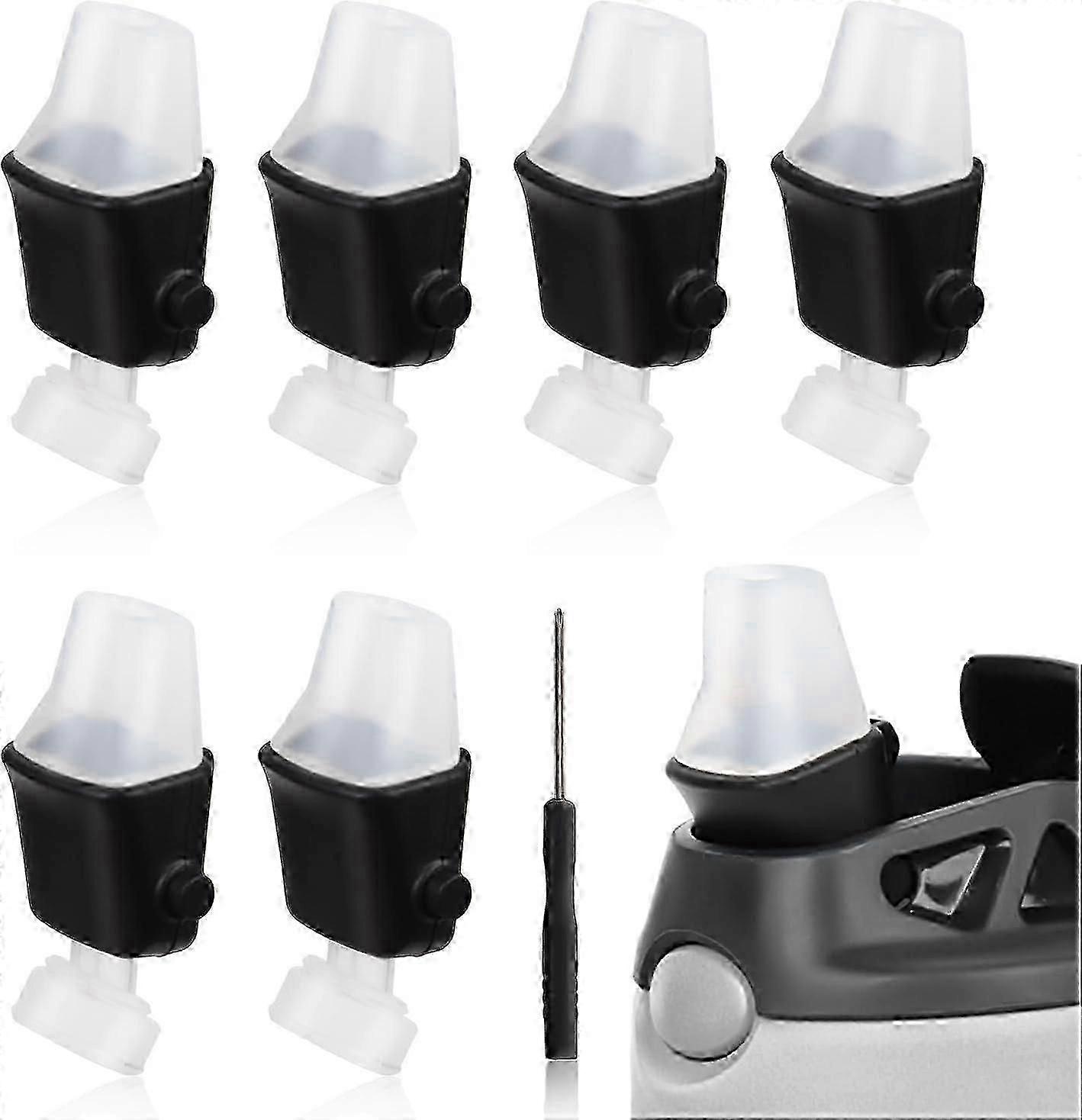 6pcs Replacement Spout  suitable for Contigo, Soft Lids Replacement with Screwdriver