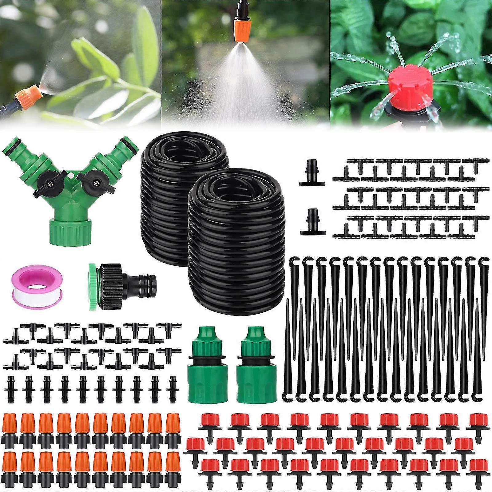 149 Pcs Micro Drip Irrigation Automatic Watering Kit,Automatic Drip Irrigation Kit,Garden Irrigation