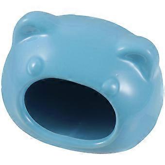 Cooling Hamster Bed Ceramic Pet Nest with Sky-Blue Color