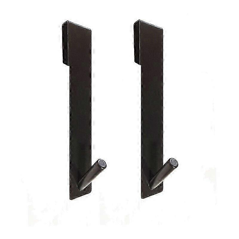 Shower hooks for glass screen, 2-pack stainless steel with padding protector