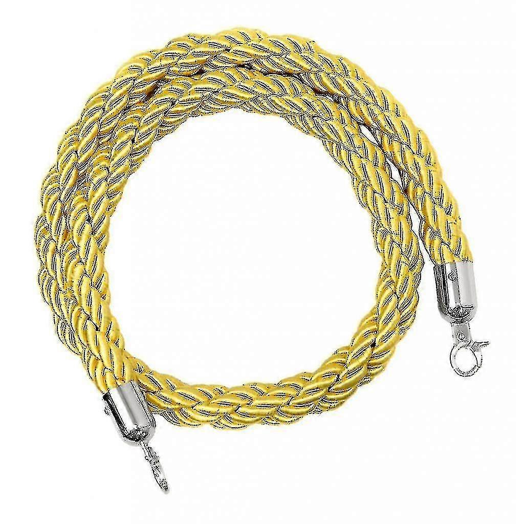 Barrier Rope Crowd Control Stanchion Queue Twisted Rope With Hooks