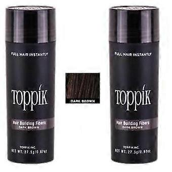2x Toppik Grande - 27,5 g - Marrón oscuro 55