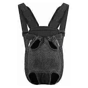Portable Breathable Mesh Pet Backpack Healwe - Black (s) Gift