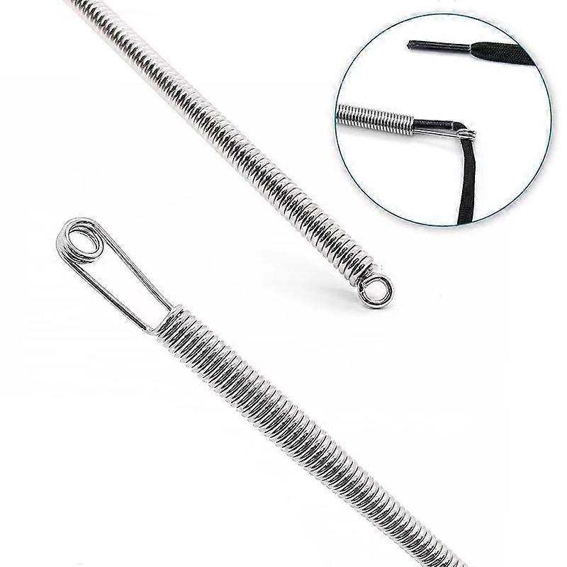 Bendable Spring Threading Tool Stainless Steel Spring Drawstring Threader Waist Rope Auxiliary Device DIY Sewing Tools