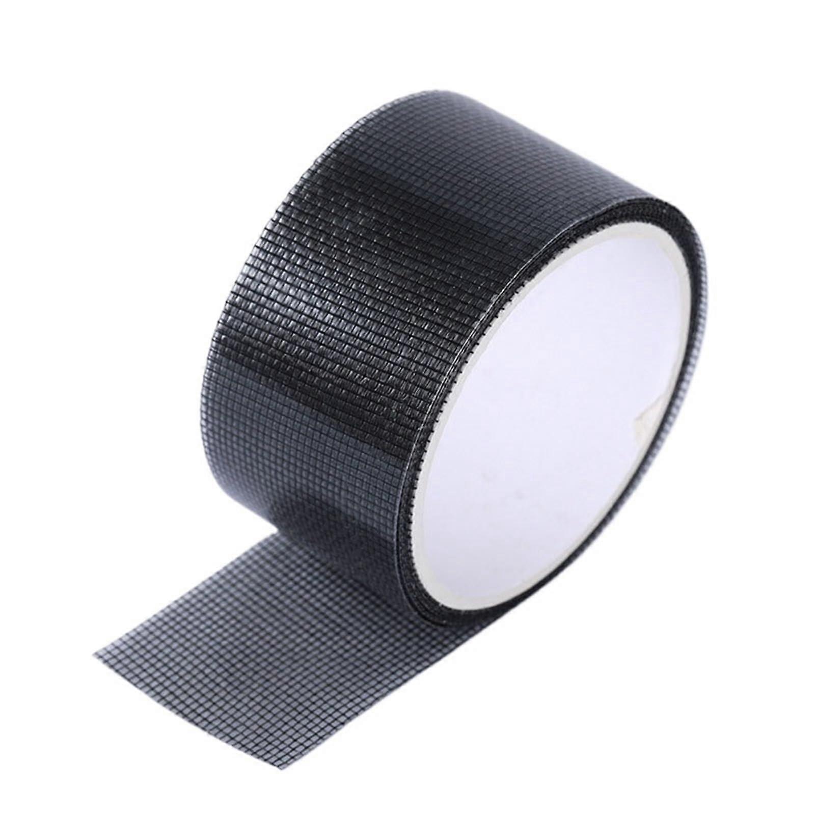 Window Screen  Tape 2 Pcs Black 100mm x 1.5m Self Adhesive Durable Mesh Patch for Quick Screen