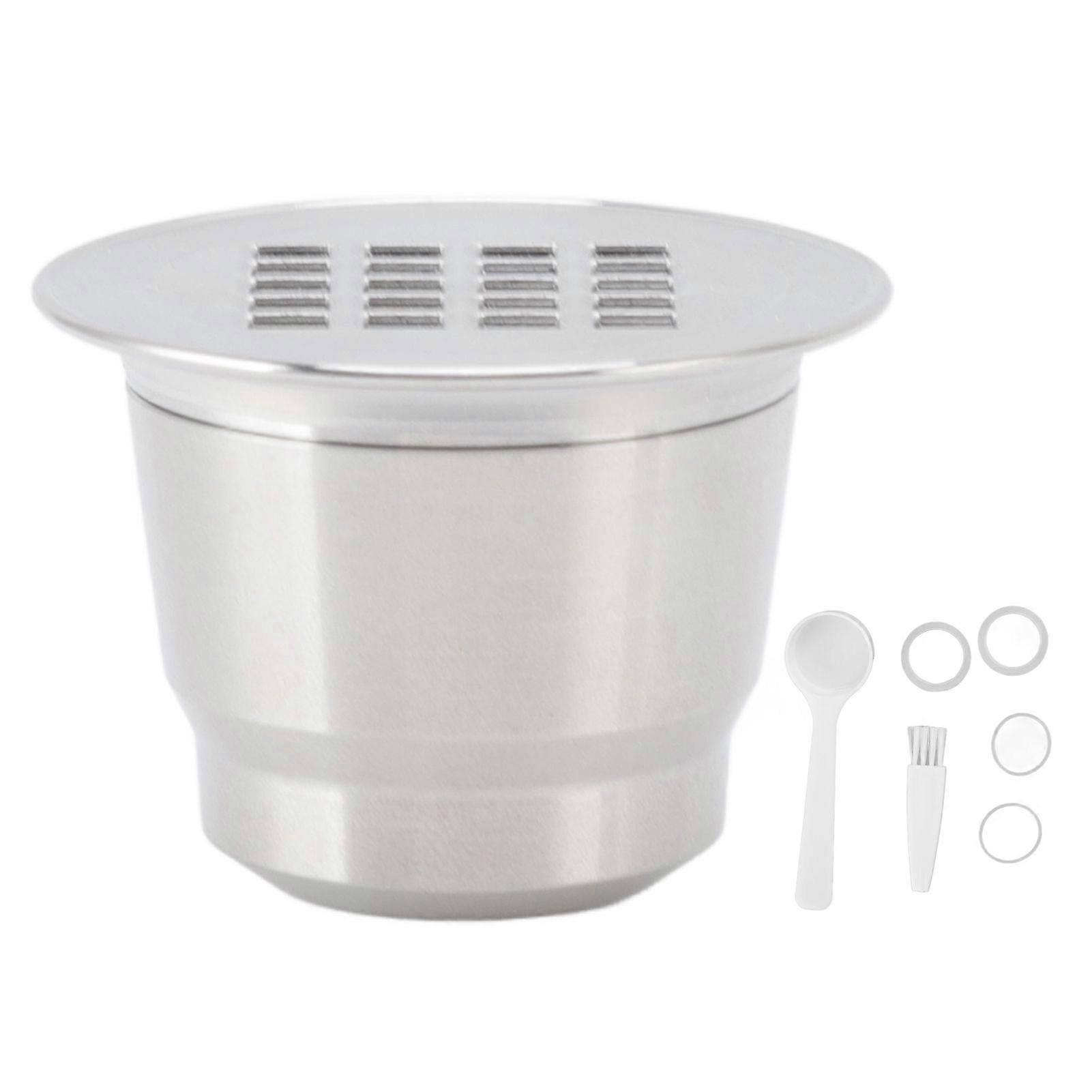Refillable Coffee Pod Reusable Cafe Capsule Filter Stainless Steel for Maker Machine
