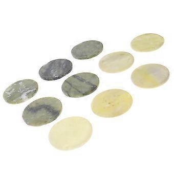 Eyelash Extension Pad Jade Stone Eyelash Glue Holder for 10Pcs Reuseable
