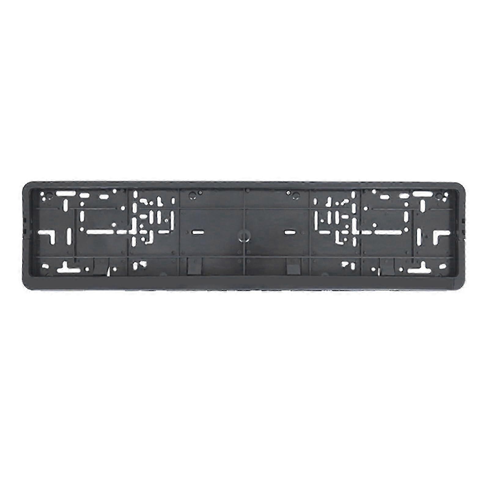 Universal Black License Plate Frame
