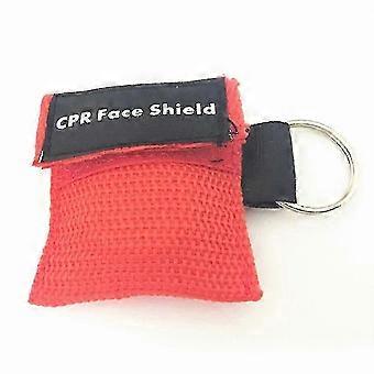 8 Pack First Aid CPR Mask Keychain Disposable Essential