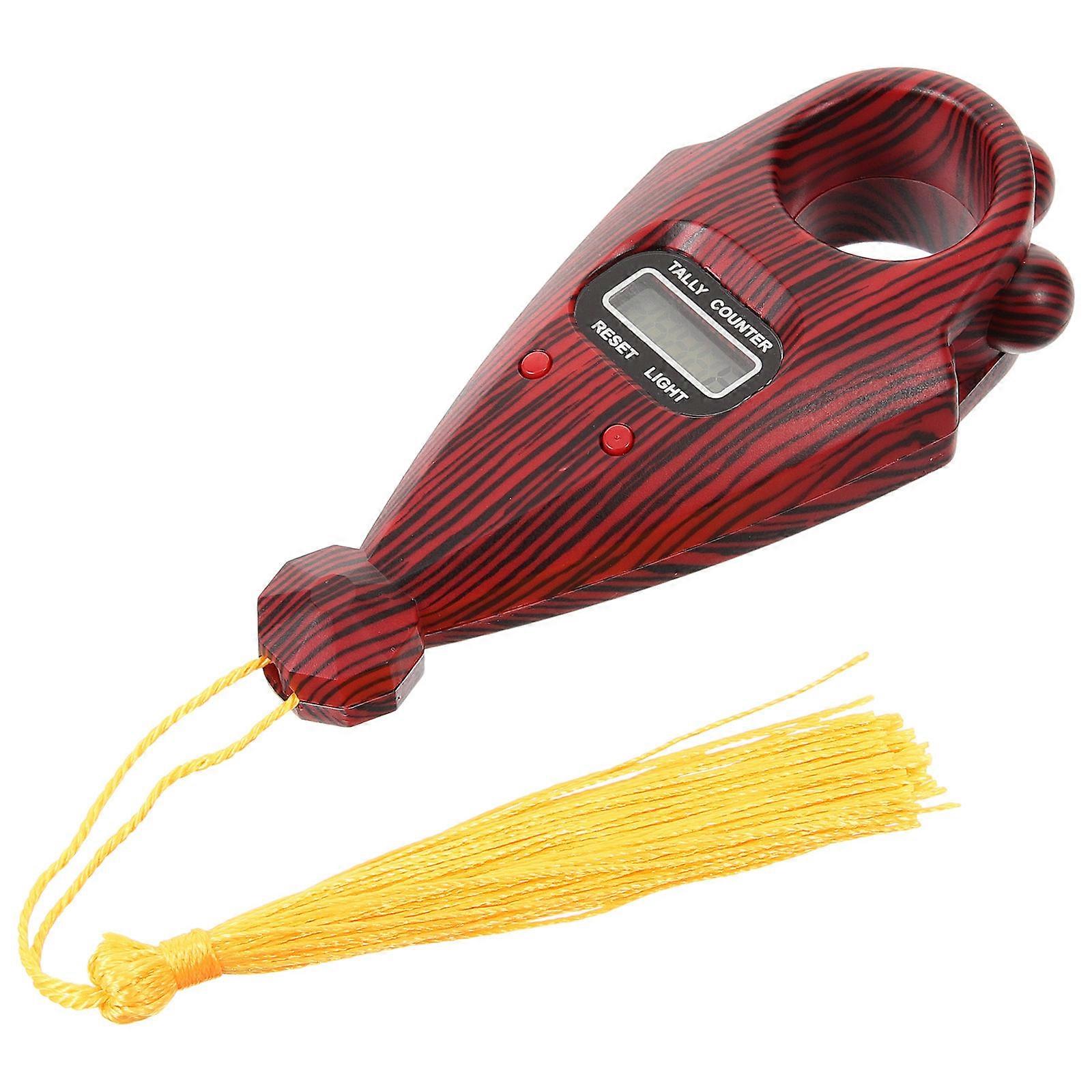 Electronic Counter Bead Counting Device for Counting Dark Red Wood