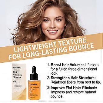 2pcs Hair Volumizing Serum, for gentle hair care to keep your tresses smooth, fluffy, shiny and nourished
