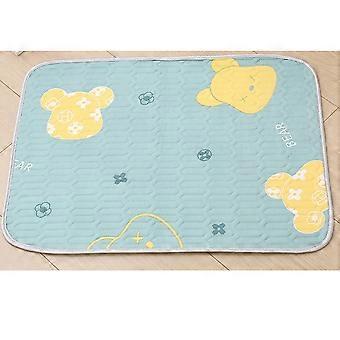 pc Cooling mat for pets, suitable for cats and dogs, 90x70 cm, breathable ice silk latex, washable.