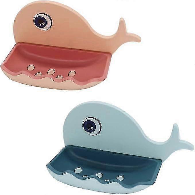 Waterproof Dual-Drain Soap Dish