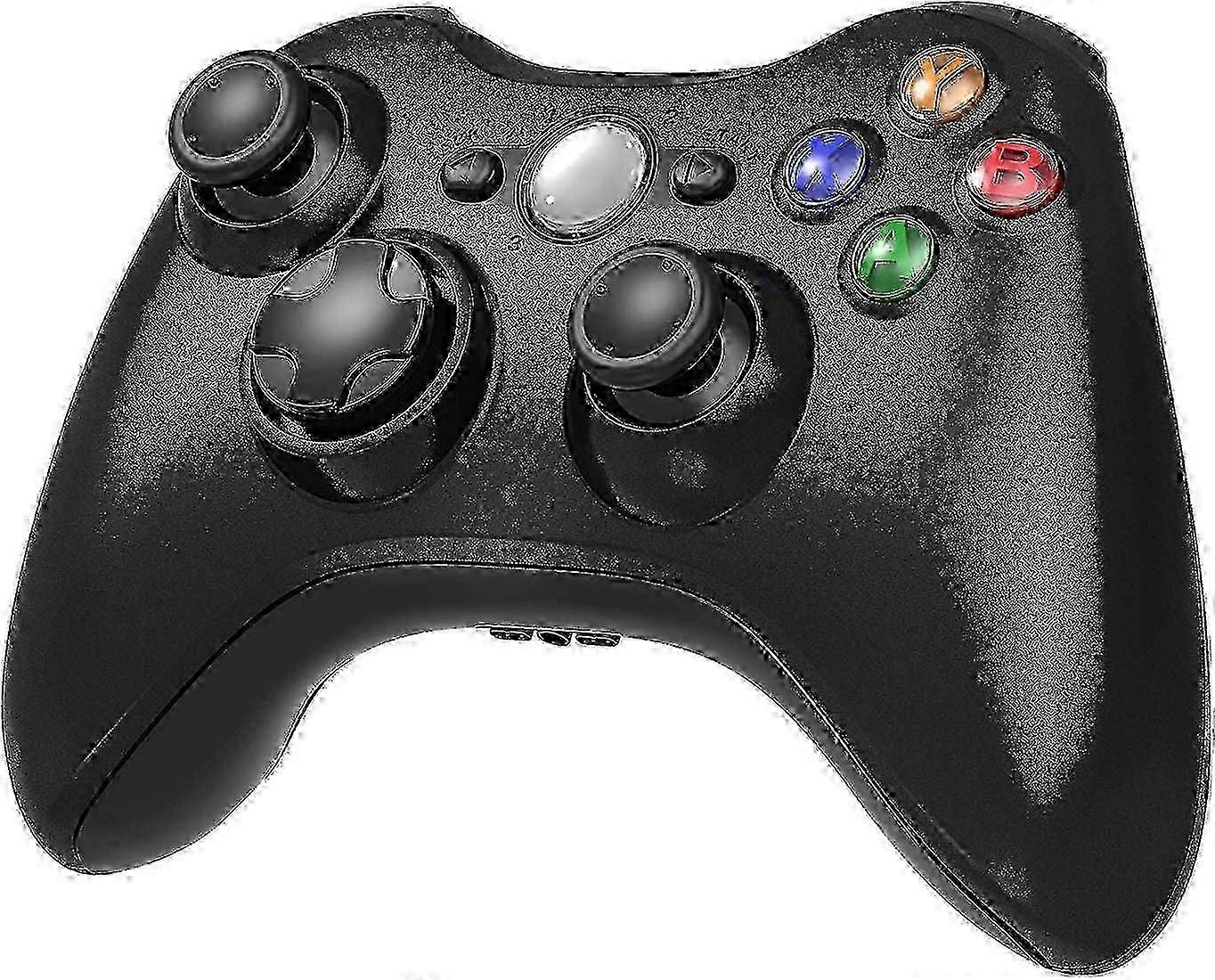 Black Controller Compatible with Xbox 360 Wireless