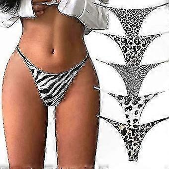 Women's Low-Waist Bikini Thong Underwear G-String Panties