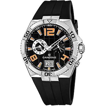 Candino sport Quartz Analog Man Watch with C4449/4 Rubber Bracelet