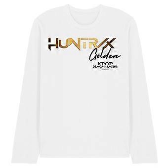 K-Pop Demon Hunters Unisex Adult Huntrix Golden Logo Long-Sleeved T-Shirt