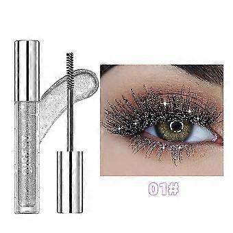 Glitter Mascara, Silver Gold Purple Colored, Thickening Lengthening, Waterproof Long-lasting, For Parties Weddings