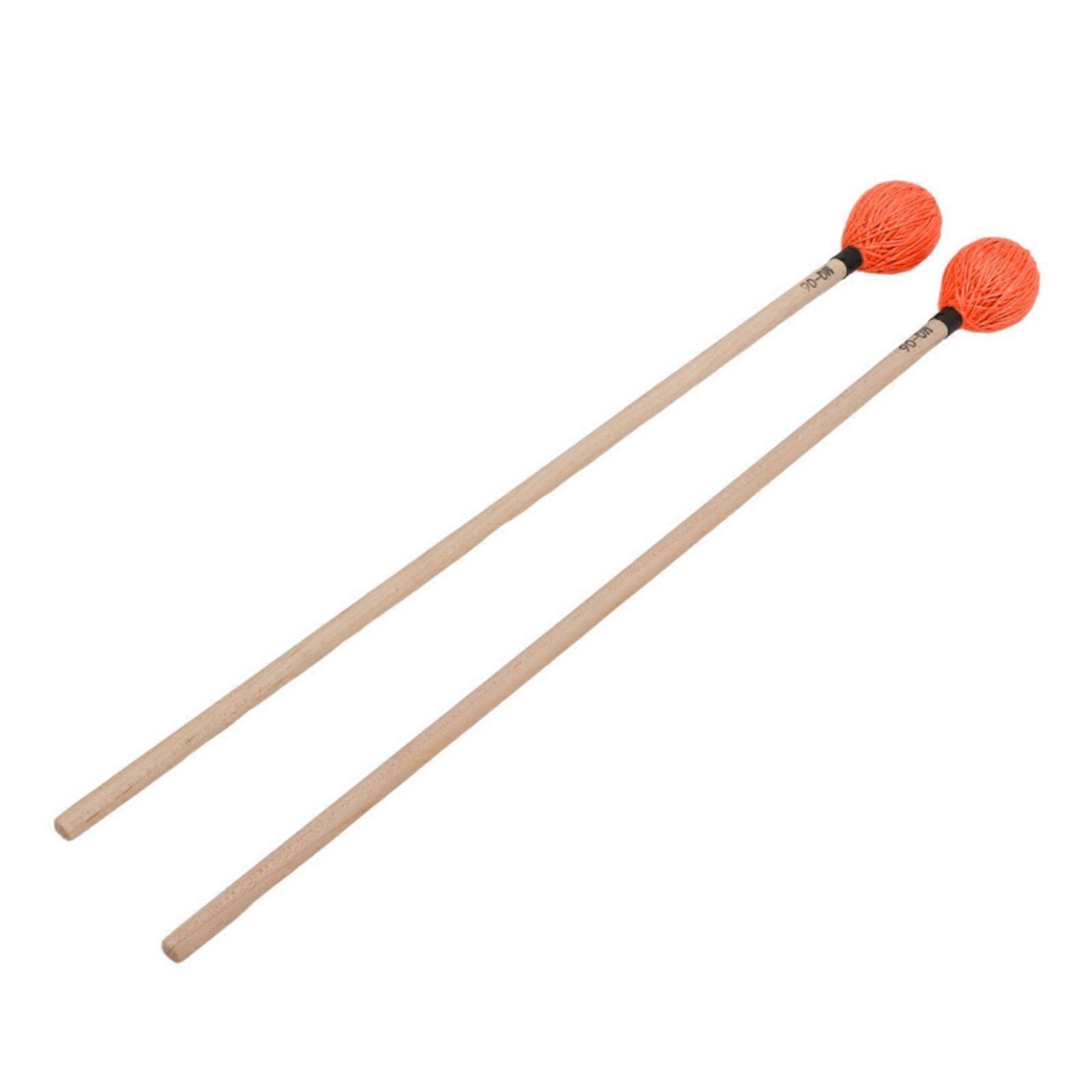 Marimba Mallets Maple Wood Xylophone Mallets Lightweight Percussion Accessories