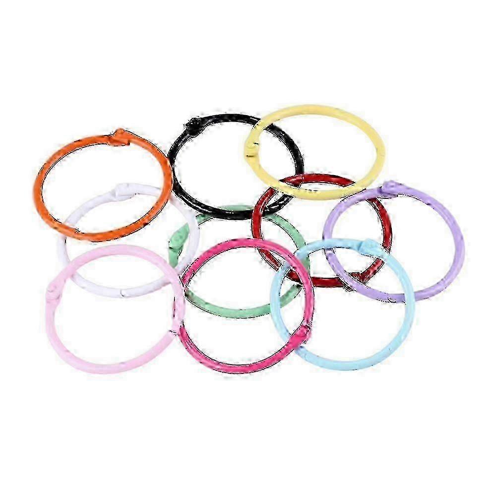 24 Pcs Durable Metal Book Rings