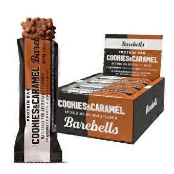 Barebells Protein Bar Cookies And Caramel, 1.94 Oz / 12 Count (Pack of 1)