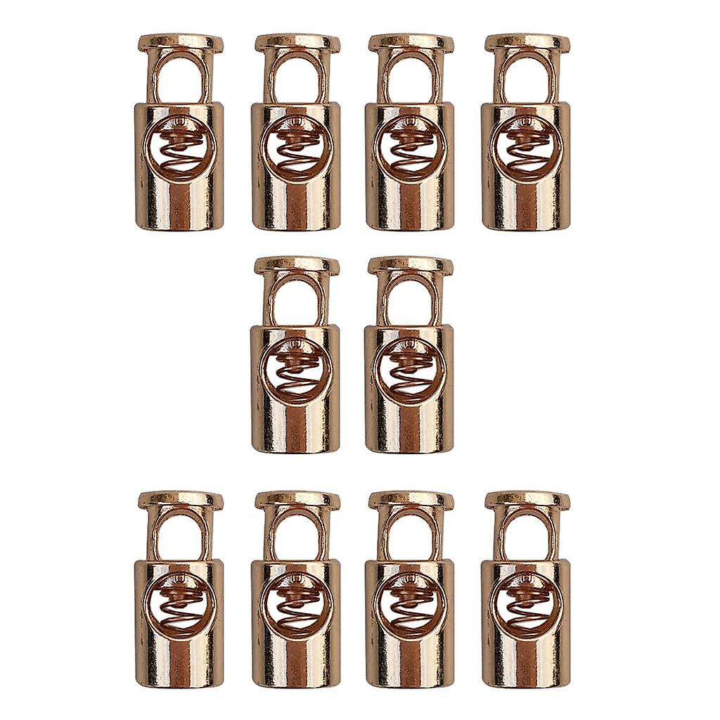 10pcs Zinc Alloy Barrel Shock End Lock Cord Toggle Stoppers for Drawstrings