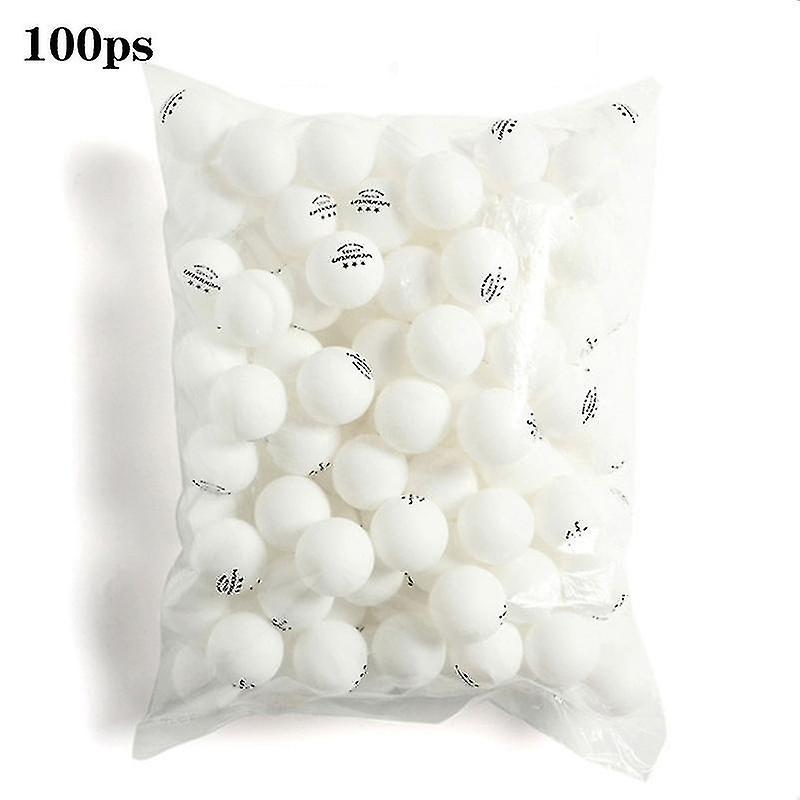 Table Tennis Ball Set Of 100 Bulk Ping Pong Ball 3-star 40+ Standard Size Abs Training Ball For Game