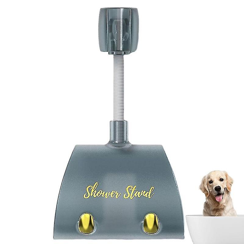 Shower Head Holder 360 Adjustable Bracket Height Wall Mounted Multi-directional Detachable Suction Cup