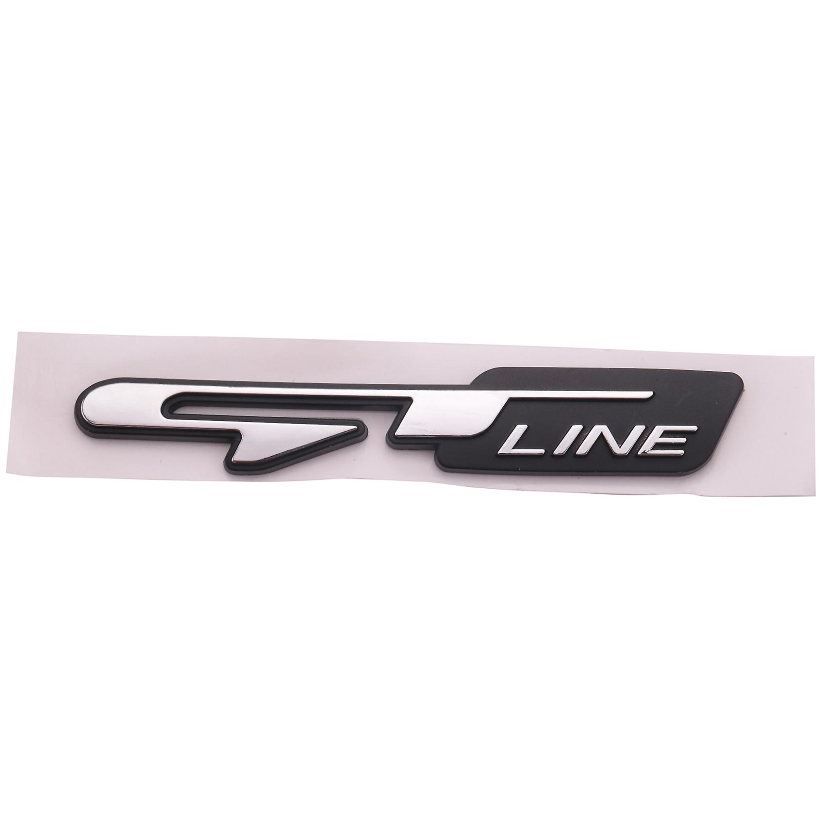Cool 3D Car Style Sticker Gt Line Letters Sticker For Rear Trunk Car Doors Stickers Gt Line