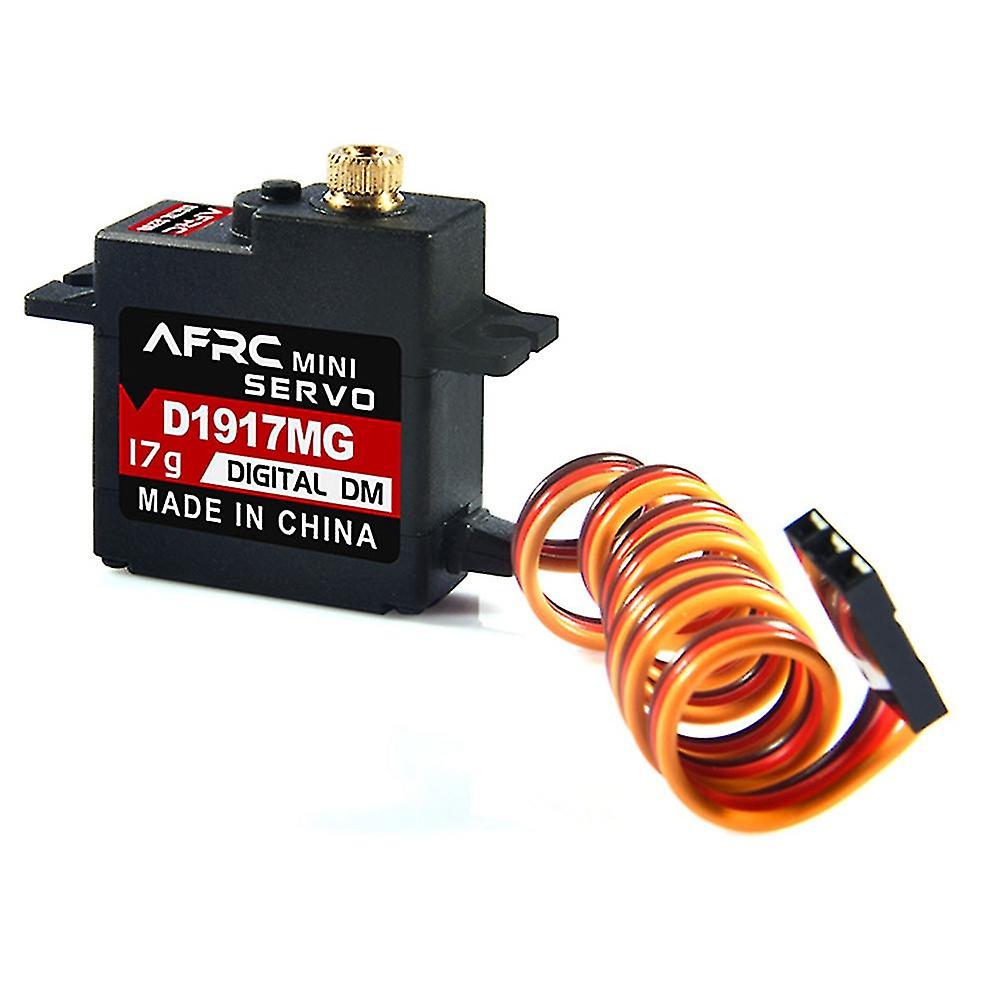 D1917mg 17g Mini Metal Gear Digital Servo For 1/16 1/18 1/24 Rc Fixed Wing Helicopter Diy Assembly