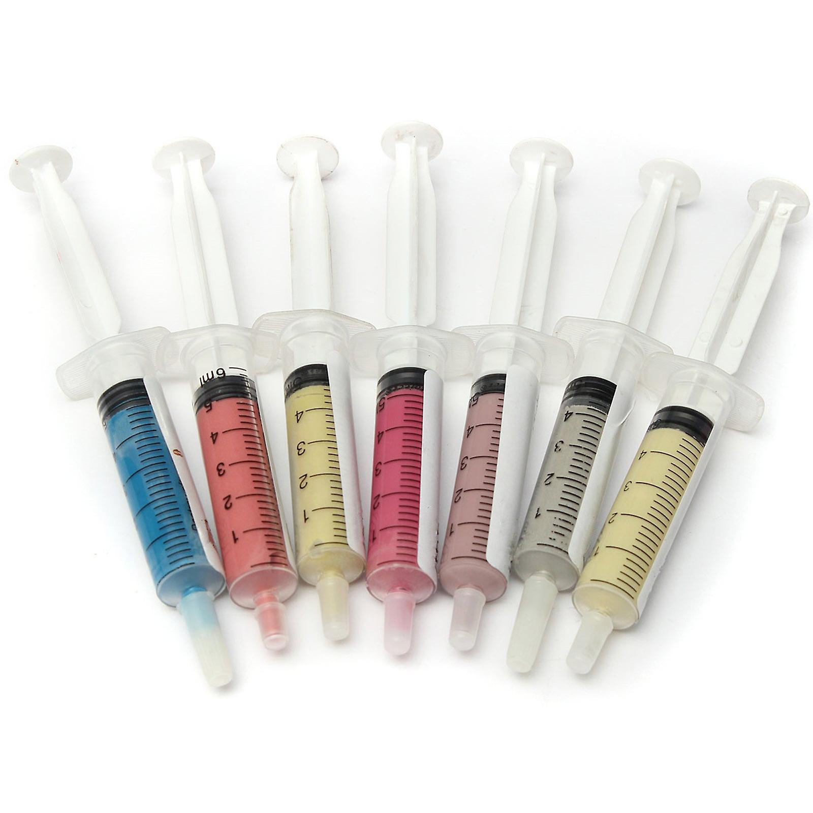 7 Colours Diamond Polishing Lapping Paste Compound Syringe Thk 0.25 - 0.5 Micron