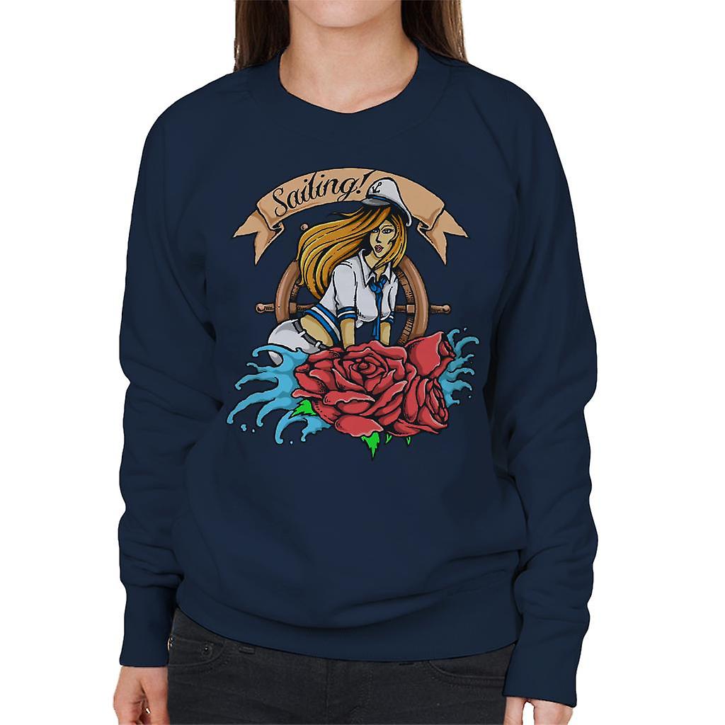 Felpa donna marinaio ragazza