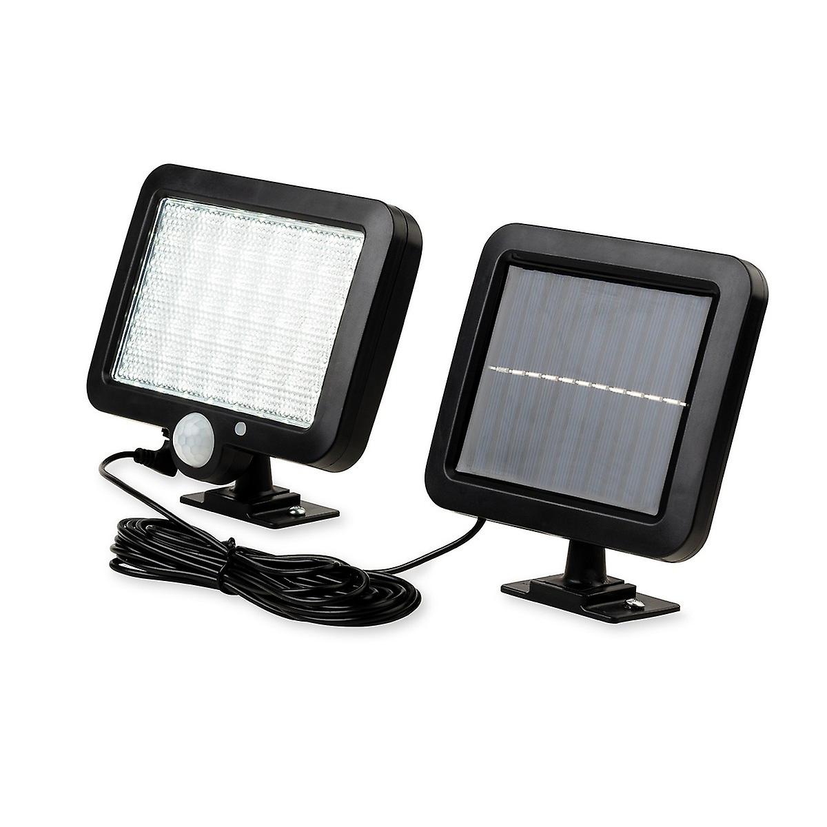 Sonic LED Solar Security Wall Light with PIR Black IP44