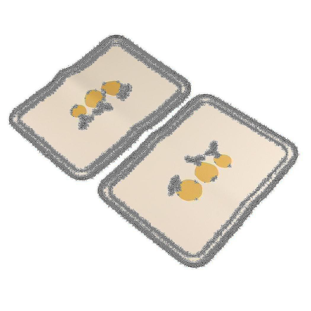 Tapis de table rétro Isolation Tapis de table -trois Oranges 40cm